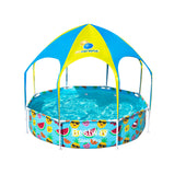 Bestway Above Ground Swimming Pool with Mist Shade