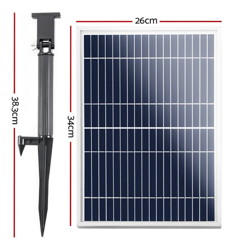 Solar Powered Pond Pump Outdoor Waterfall Bird Bath Fountains Kits 9.7 FT