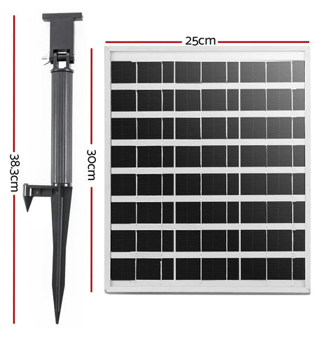 Solar Pond Pump Powered Outdoor Garden Water Pool Kit Large Panel 8.2 FT