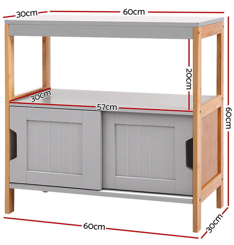 Artiss Buffet Sideboard Cabinet Storage Shelf Cupboard Hallway Tabe Sliding Door
