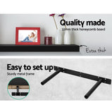 Artiss 3 Piece Floating Wall Shelves - Black