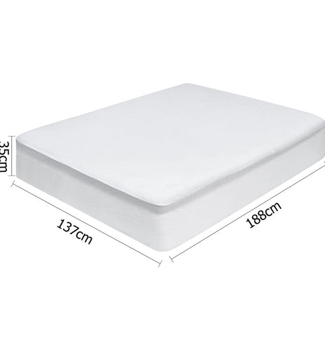 Giselle Bedding Double Size Waterproof Bamboo Mattress Protector