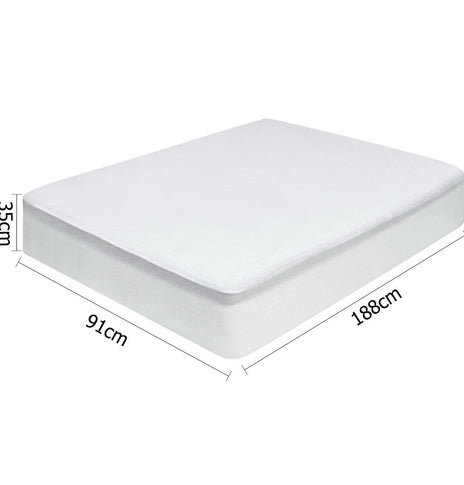 Giselle Bedding Single Size Waterproof Bamboo Mattress Protector