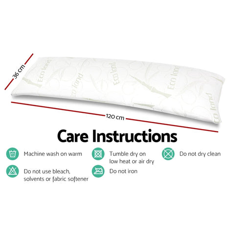 Giselle Bedding Full Body Memory Foam Pillow