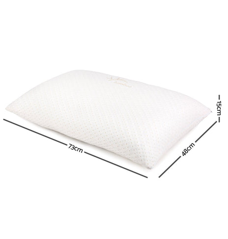 Giselle Bedding Set of 2 Single Bamboo Memory Foam Pillow