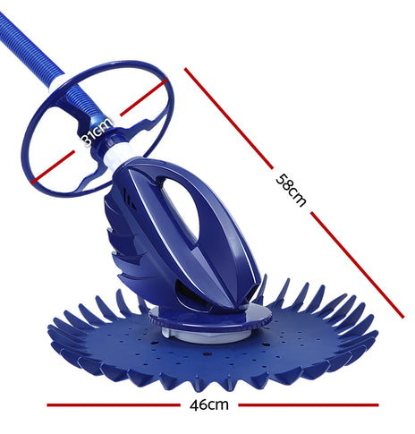 Aquabuddy Swimming Pool Cleaner Floor Climb Wall Automatic Vacuum 10M Hose