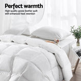 Giselle Bedding Super King Size Goose Down Quilt