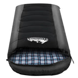 Weisshorn Sleeping Bag Bags Single Camping Hiking -20??C to 10??C Tent Winter Thermal Grey