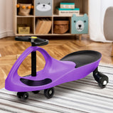 Rigo Kids Ride On Swing Car - Purple