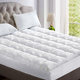 Giselle King Mattress Topper Bamboo Fibre Pillowtop Protector