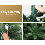 Jingle Jollys Christmas Tree 2.4M Xmas Trees Green Decorations 1400 Tips