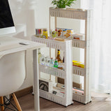 Office Bathroom Kitchen Storage Plastic Shelf