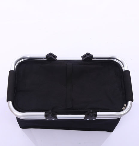 30L Large Folding Picnic Camping Insulated Cooler Hamper Storage Basket Bag