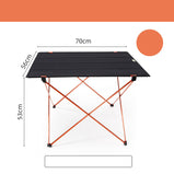 Folding Tables And Chairs Aluminum Alloy Portable