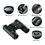 Binoculars 30x60 Zoom Travel Compact Folding Telescope Hunting Day Night Outdoor