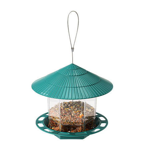 Outdoor Garden Hanging Transparent Bird Feeder