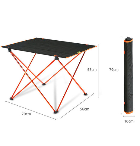 Folding Tables And Chairs Aluminum Alloy Portable